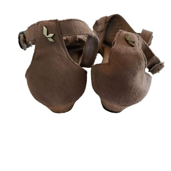 UGG Koolaburra Briona Leather Wedge Womens Shoes Size 7 Tan Pre-Owned‎ - Picture 10 of 14